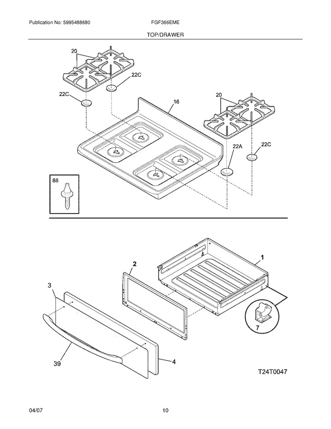 Diagram for FGF366EME