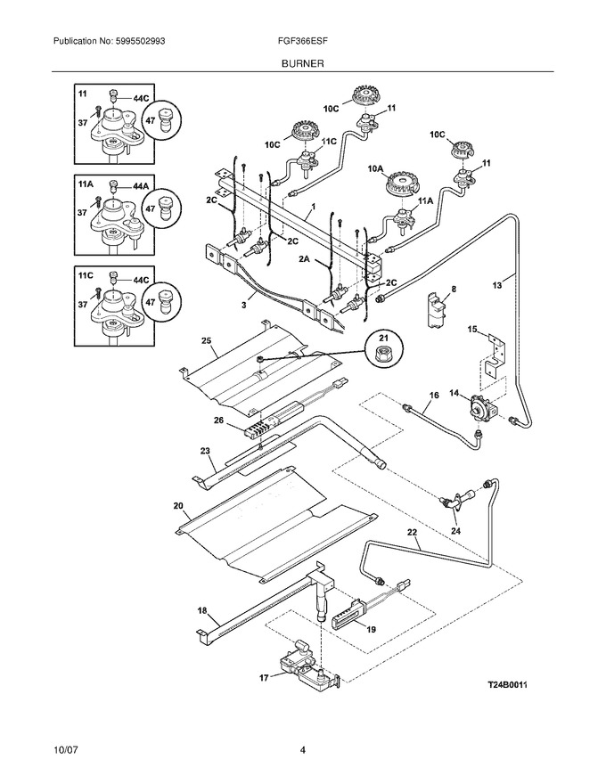 Diagram for FGF366ESF