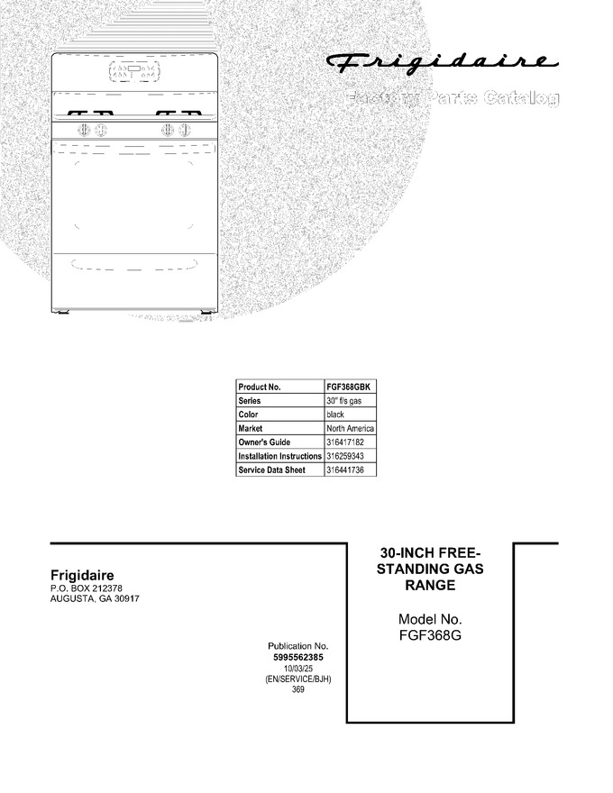 Diagram for FGF368GBK
