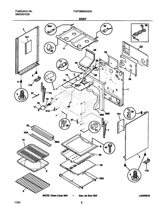 Diagram for FGF368MXASA