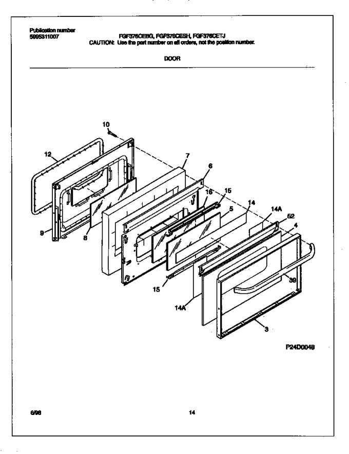 Diagram for FGF376CESH