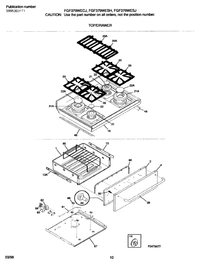 Diagram for FGF376WESJ