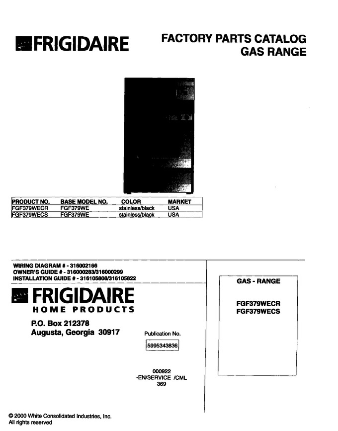 Diagram for FGF379WECS
