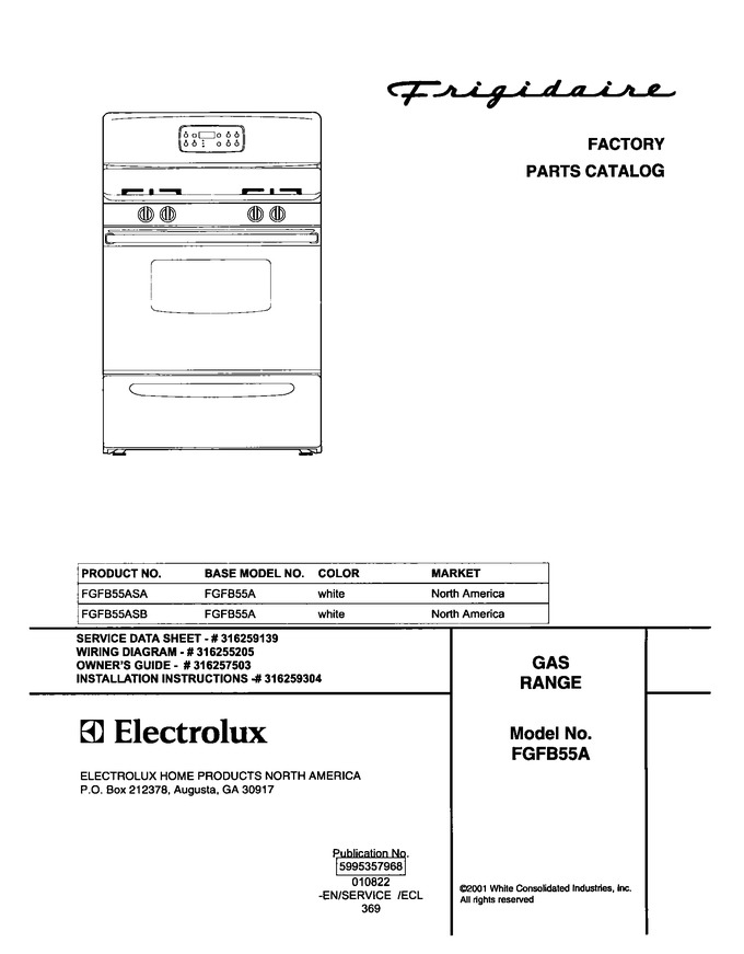 Diagram for FGFB55ASA