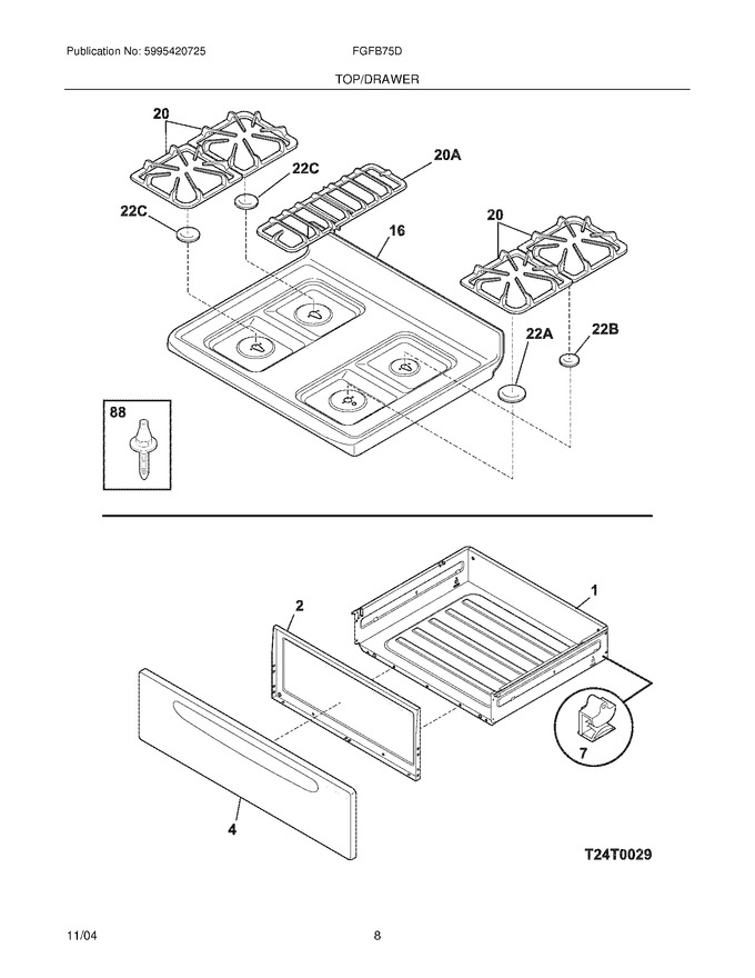 Diagram for FGFB75DSA