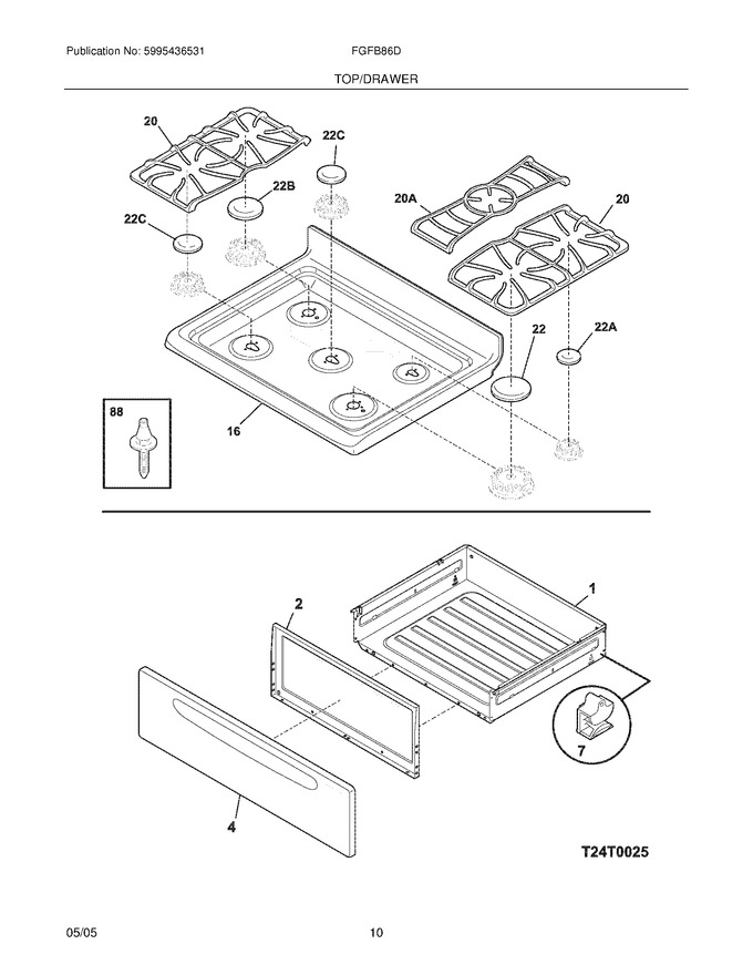 Diagram for FGFB86DQC