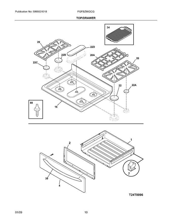 Diagram for FGFBZ90GCG