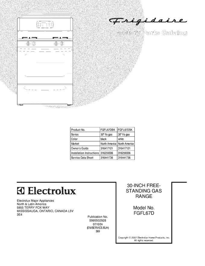 Diagram for FGFL67DBK