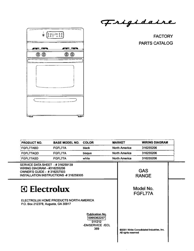 Diagram for FGFL77ASD