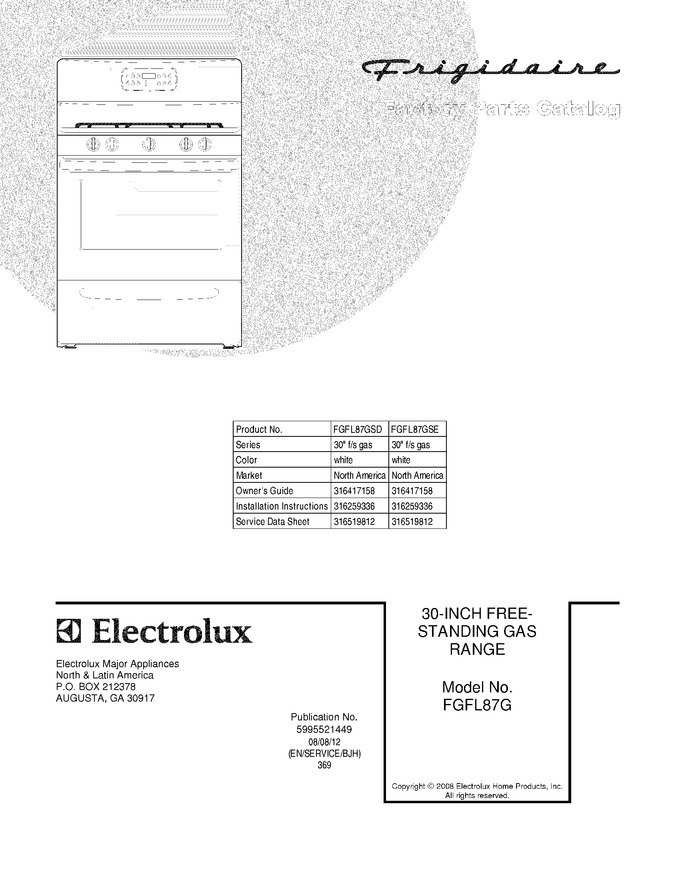 Diagram for FGFL87GSD