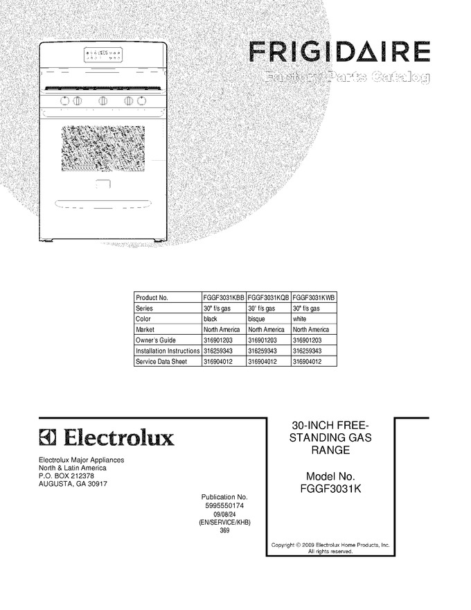 Diagram for FGGF3031KWB