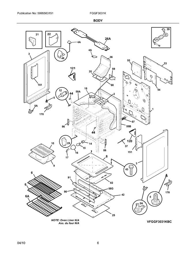 Diagram for FGGF3031KQF