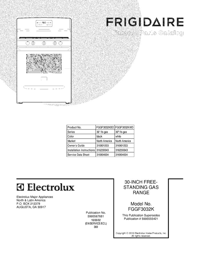Diagram for FGGF3032KWD