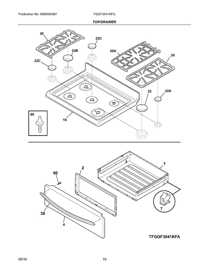 Diagram for FGGF3041KFG