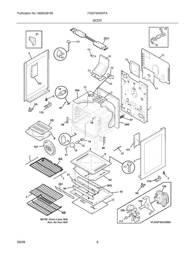 Diagram for FGGF3042KFA