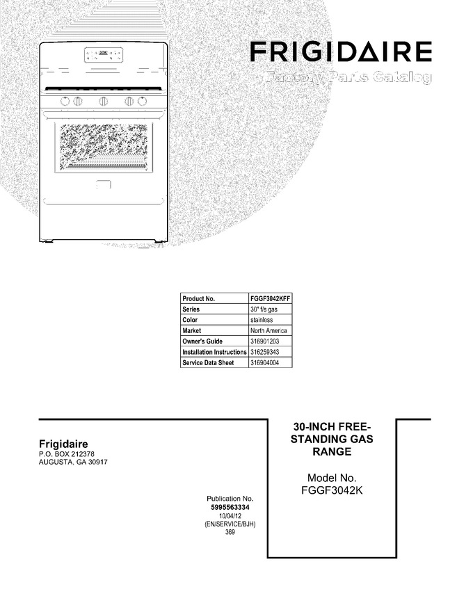 Diagram for FGGF3042KFF