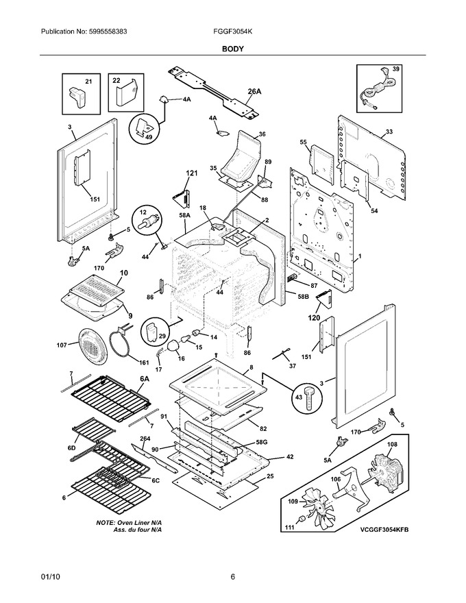 Diagram for FGGF3054KBD