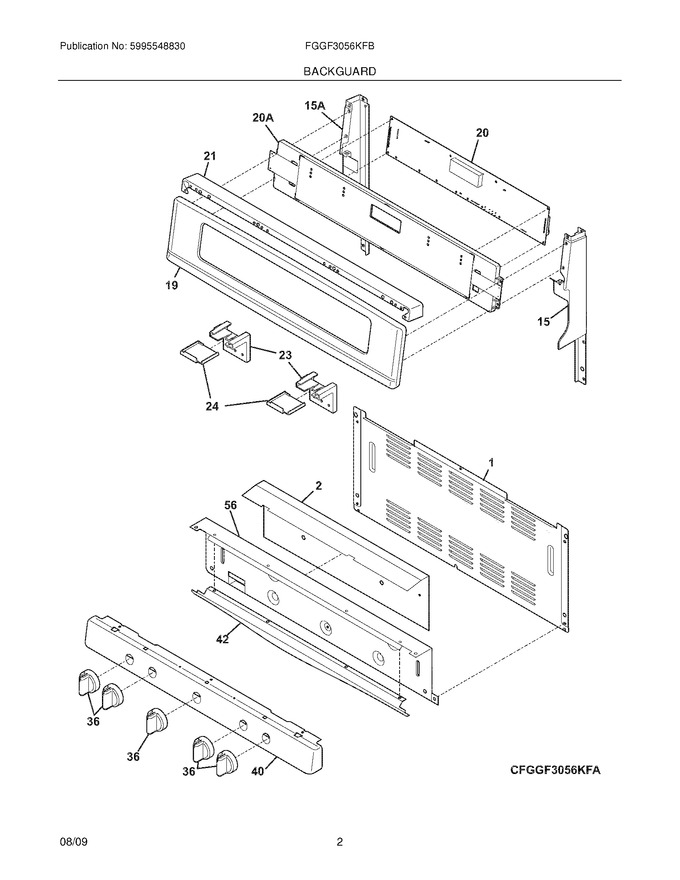 Diagram for FGGF3056KFB