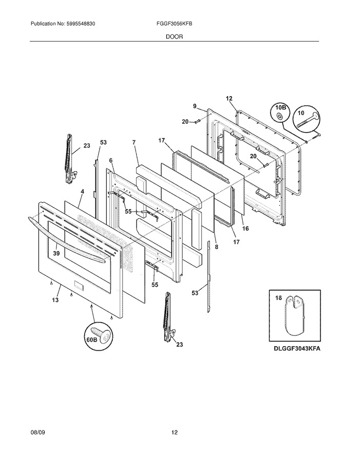 Diagram for FGGF3056KFB