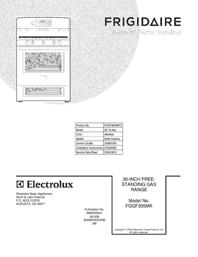 Diagram for FGGF305MKFC