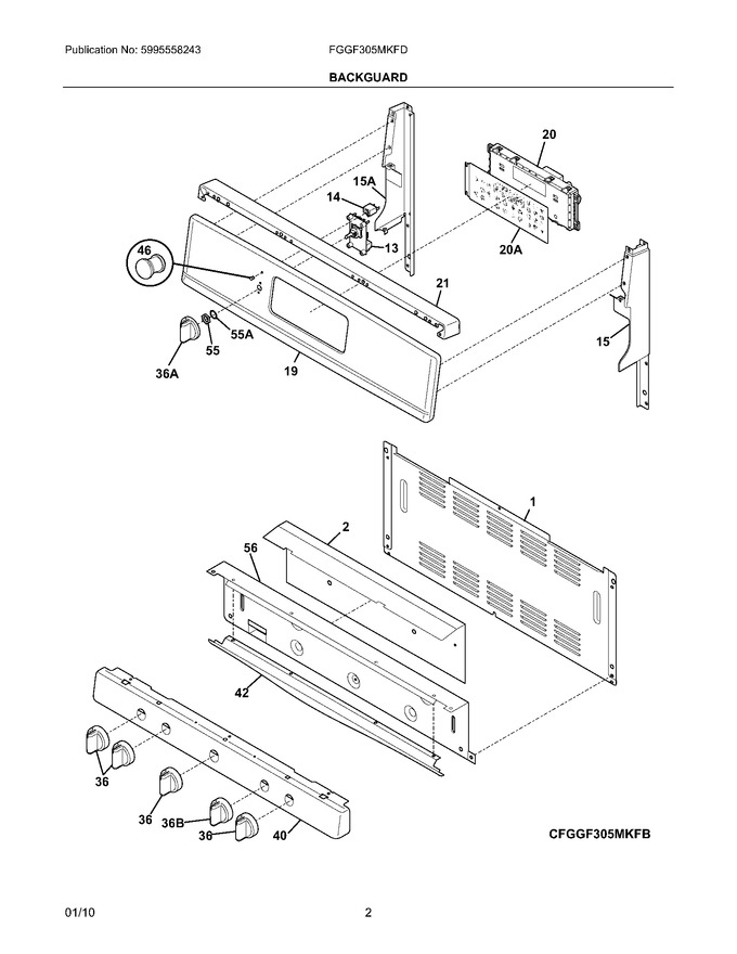 Diagram for FGGF305MKFD