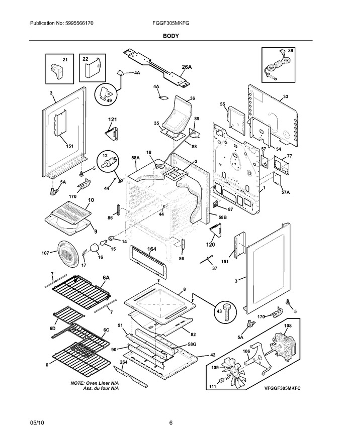 Diagram for FGGF305MKFG