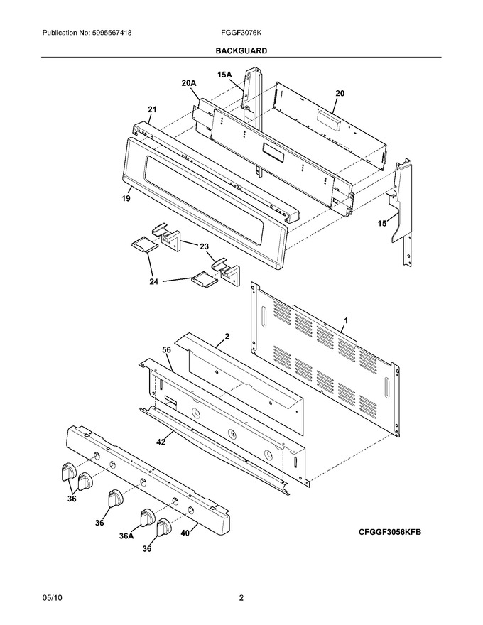 Diagram for FGGF3076KBF