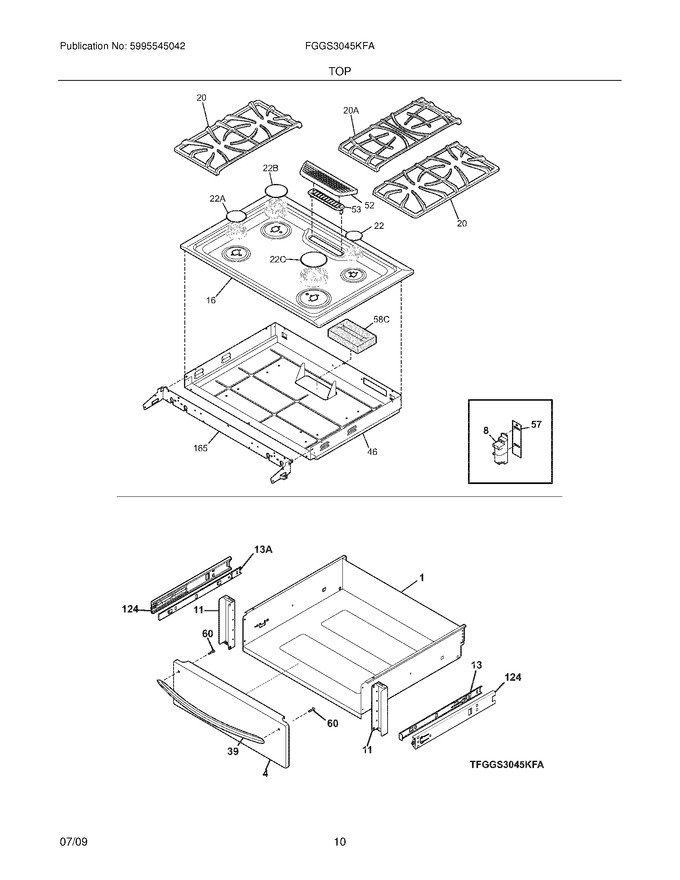 Diagram for FGGS3045KFA