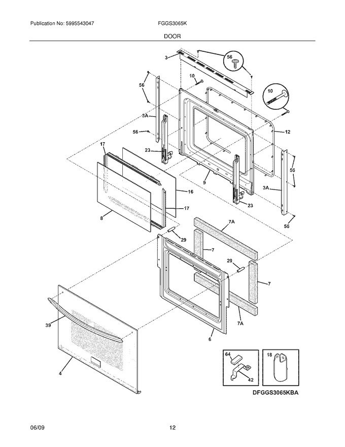 Diagram for FGGS3065KWA