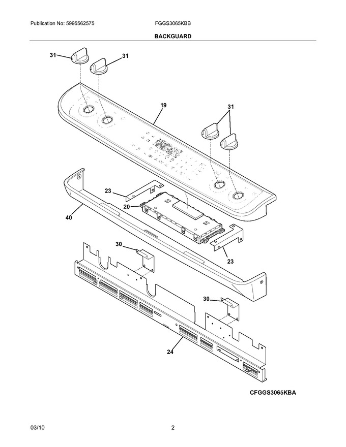 Diagram for FGGS3065KBB