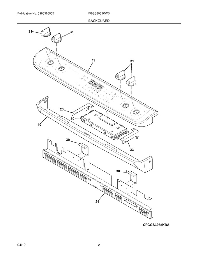 Diagram for FGGS3065KWB