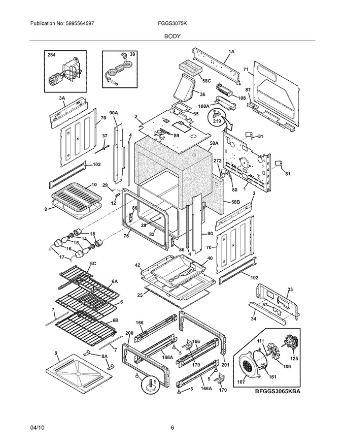 Diagram for FGGS3075KBB