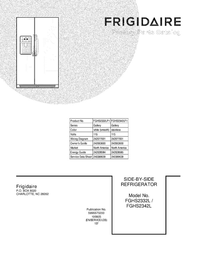 Diagram for FGHS2342LF1
