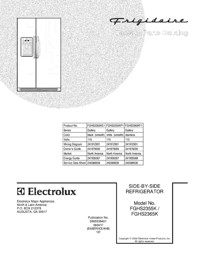 Diagram for FGHS2355KP1