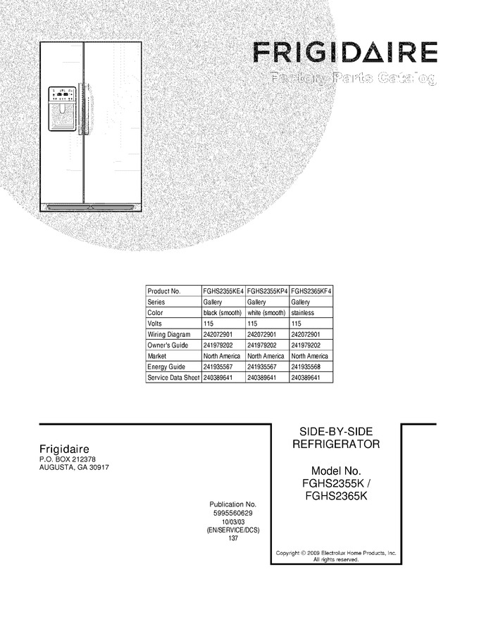 Diagram for FGHS2355KP4