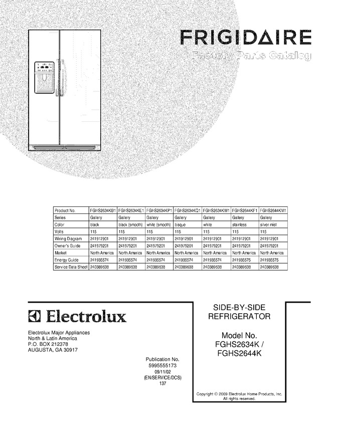 Diagram for FGHS2634KW1
