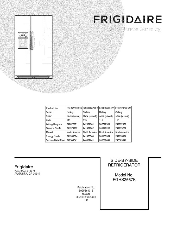 Diagram for FGHS2667KP3