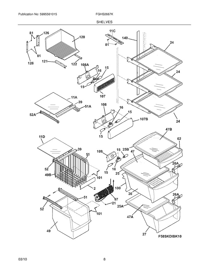Diagram for FGHS2667KW3