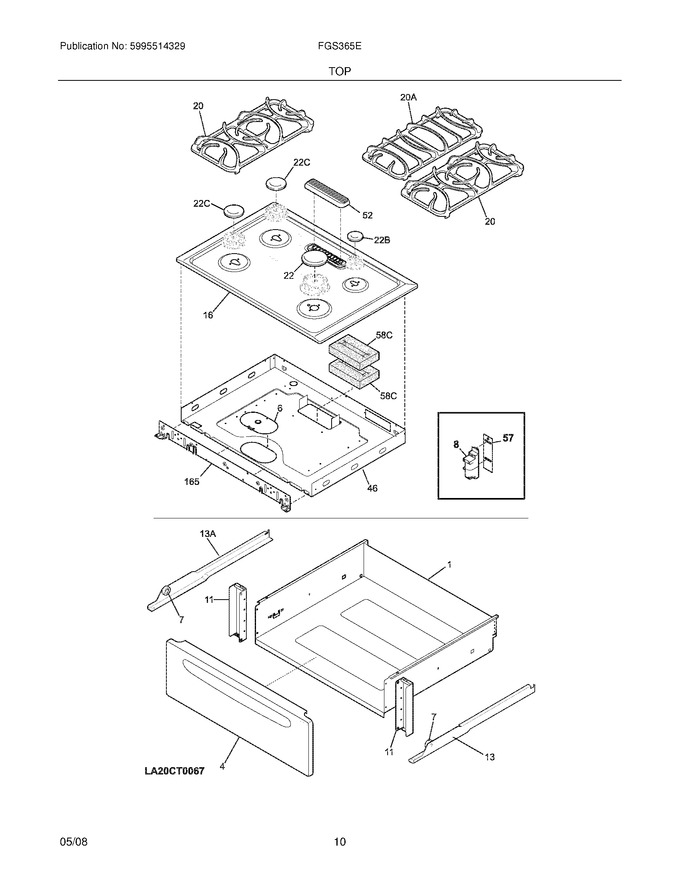 Diagram for FGS365ESF