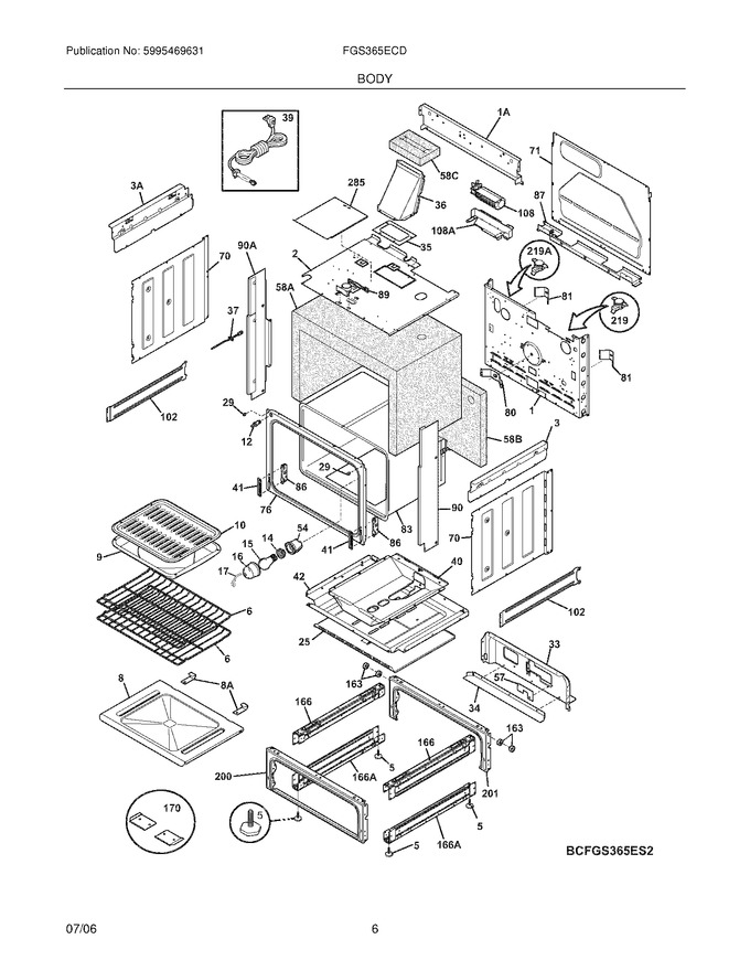 Diagram for FGS365ECD