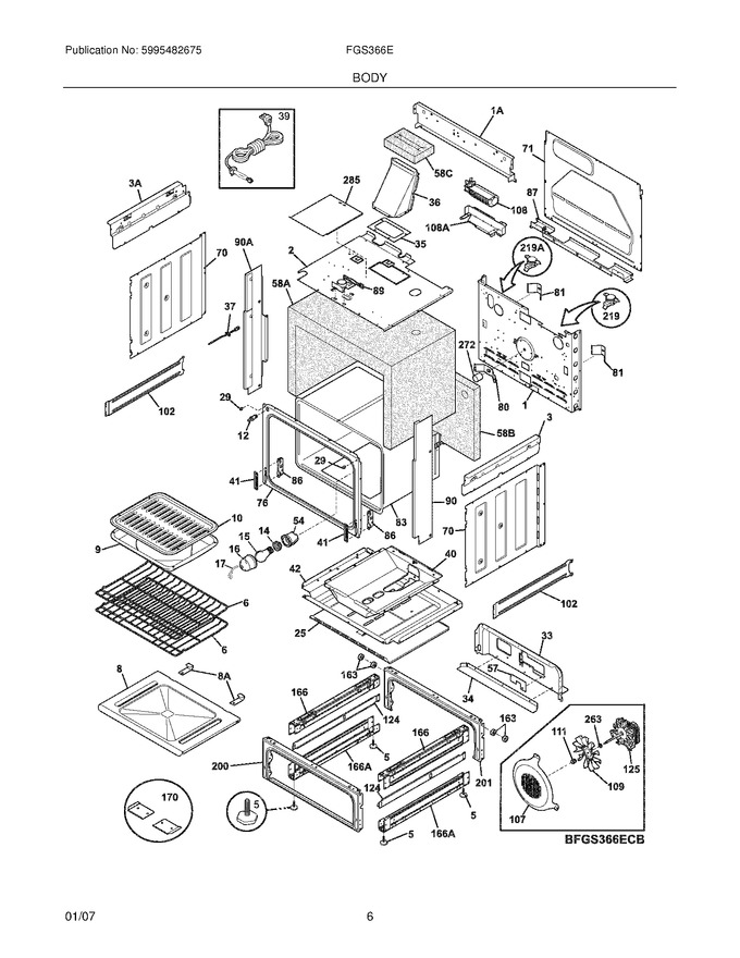Diagram for FGS366EQD