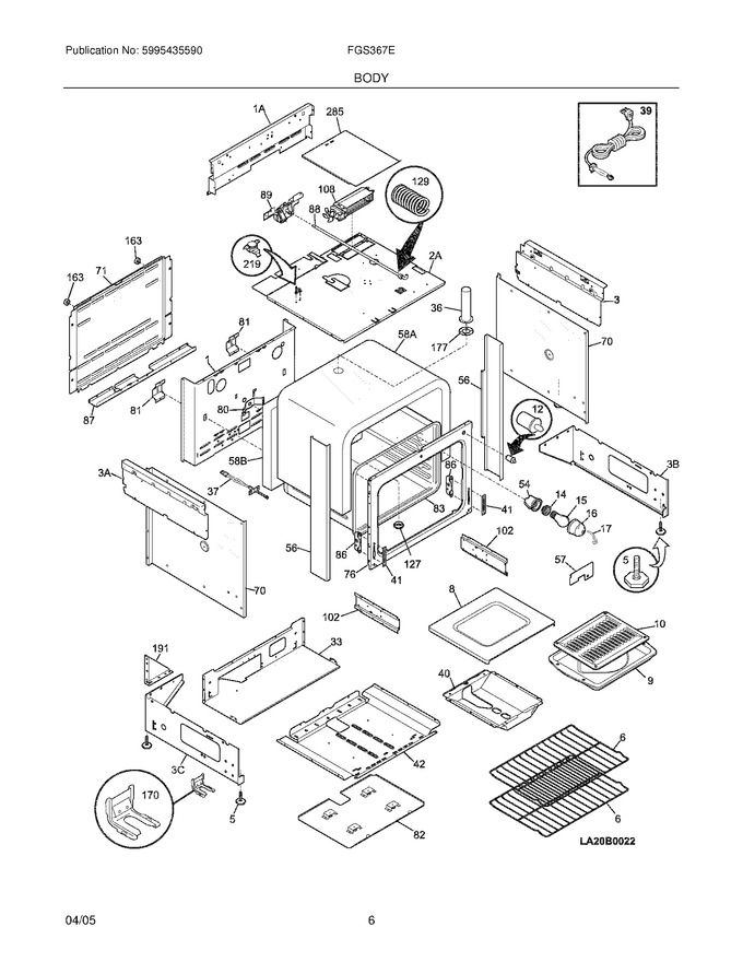 Diagram for FGS367EBA