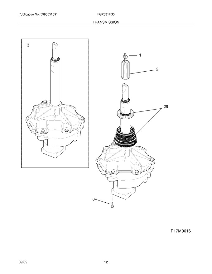 Diagram for FGX831FS5