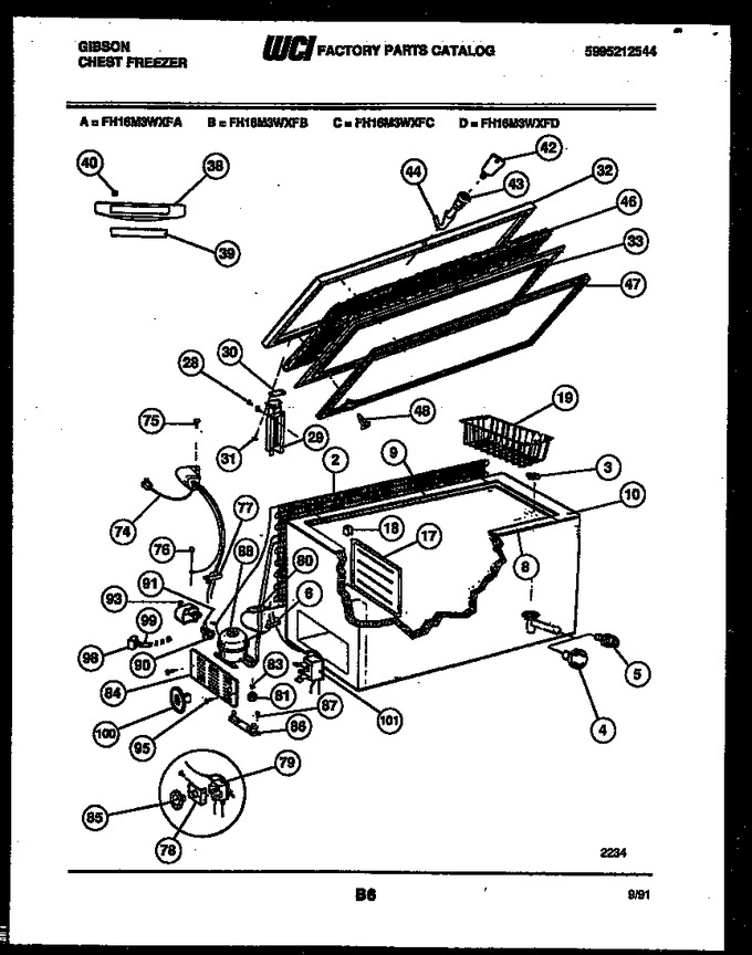 Diagram for FH16M3WXFD