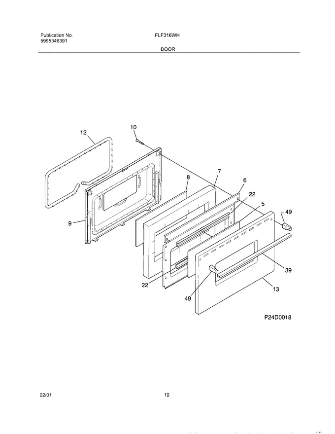 Diagram for FLF316WHSB
