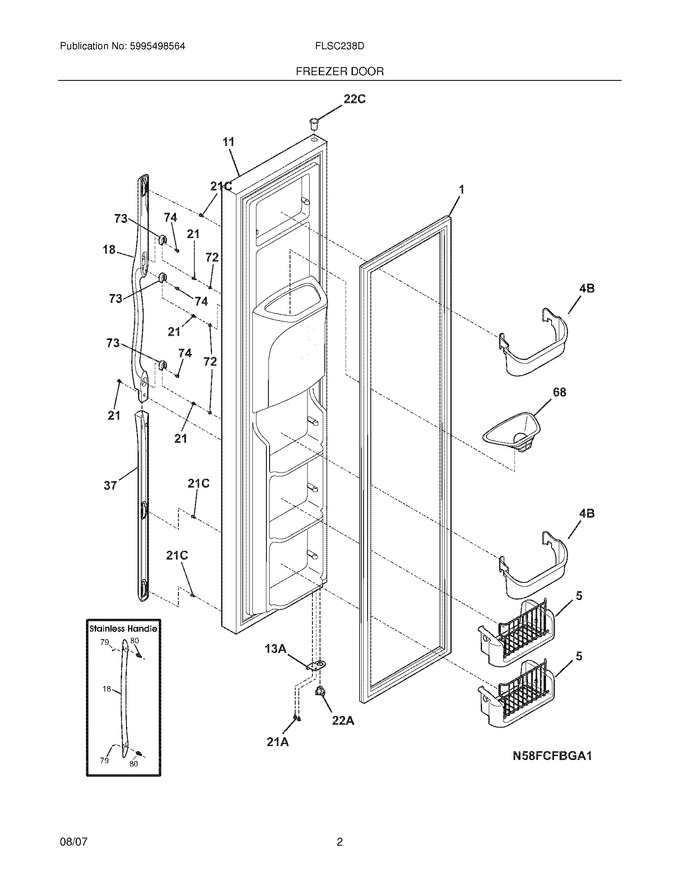 Diagram for FLSC238DBB