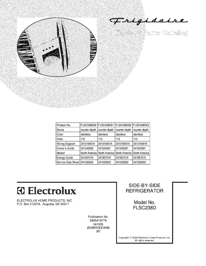Diagram for FLSC238DS0
