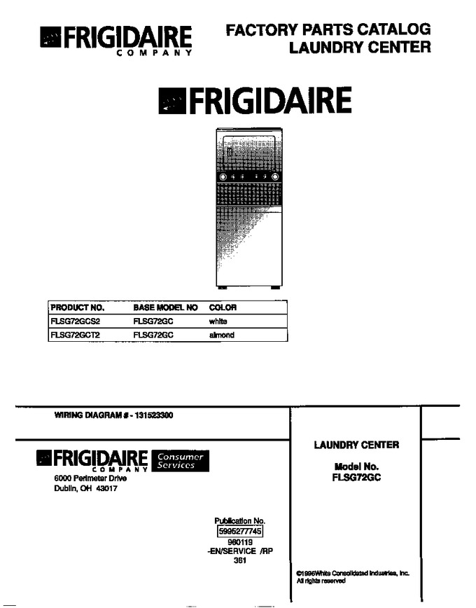Diagram for FLSG72GCS2
