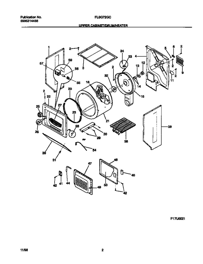 Diagram for FLSG72GCS9