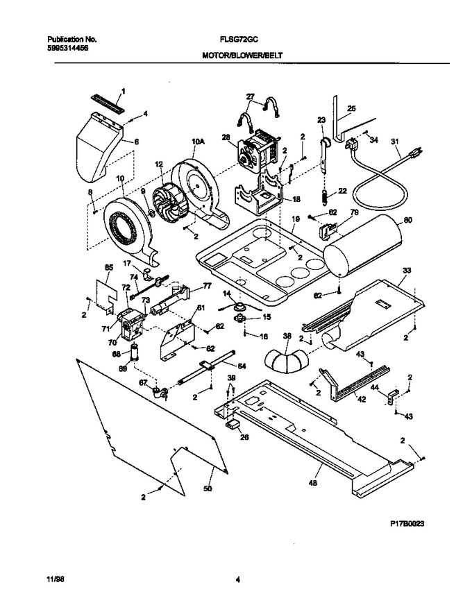 Diagram for FLSG72GCS9